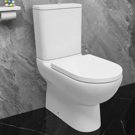 Osterley Eco 360° Vortex Flush Close Coupled Back To Wall Toilet